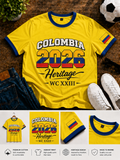 Colombia Ringer Tee – 2026 World Cup Edition