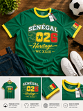 Senegal Ringer Tee – 2026 World Cup Edition