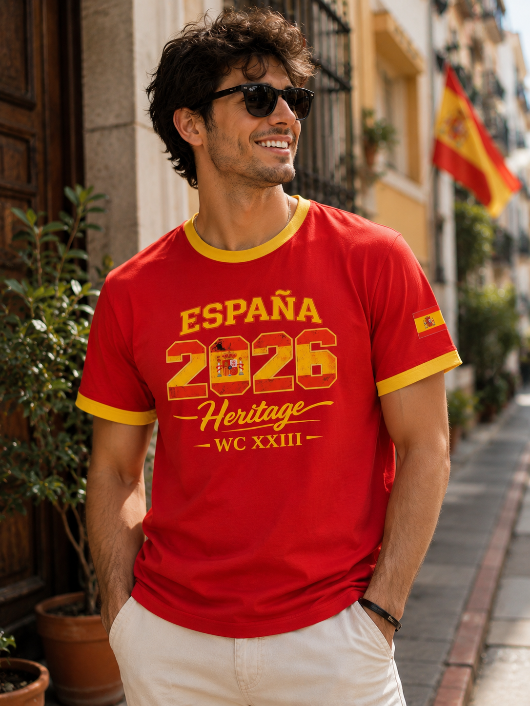 Spain Ringer Tee — 2026 World Cup Edition
